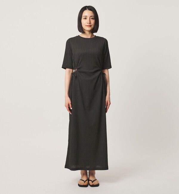 BEAUTY&YOUTH UNITED ARROWS「サイドホール ショートスリーブ ワンピース」|ワンピース|