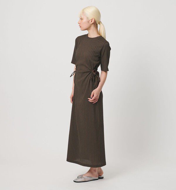 BEAUTY&YOUTH UNITED ARROWS「サイドホール ショートスリーブ ワンピース」|ワンピース|