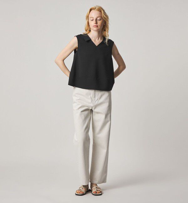 STEVEN ALAN「＜Steven Alan＞フレア ノースリーブ プルオーバー」|シャツ・ブラウス|