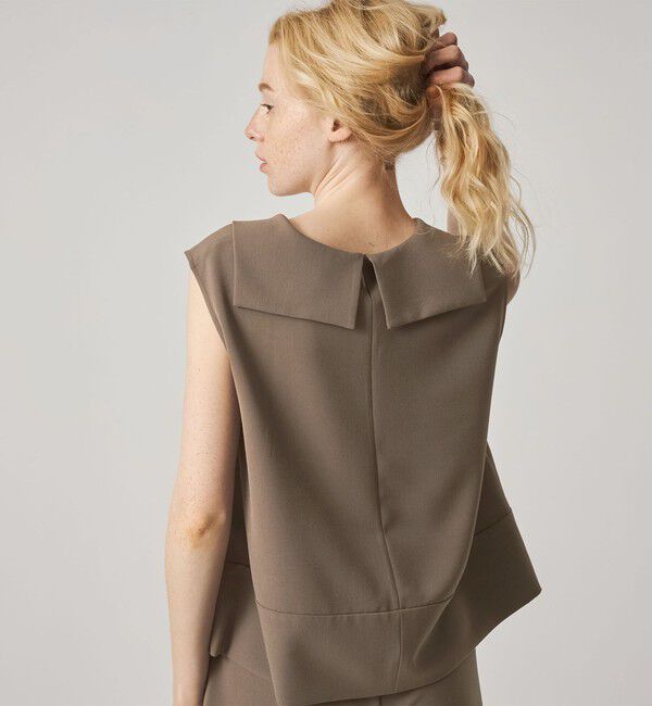 STEVEN ALAN「＜Steven Alan＞フレア ノースリーブ プルオーバー」|シャツ・ブラウス|