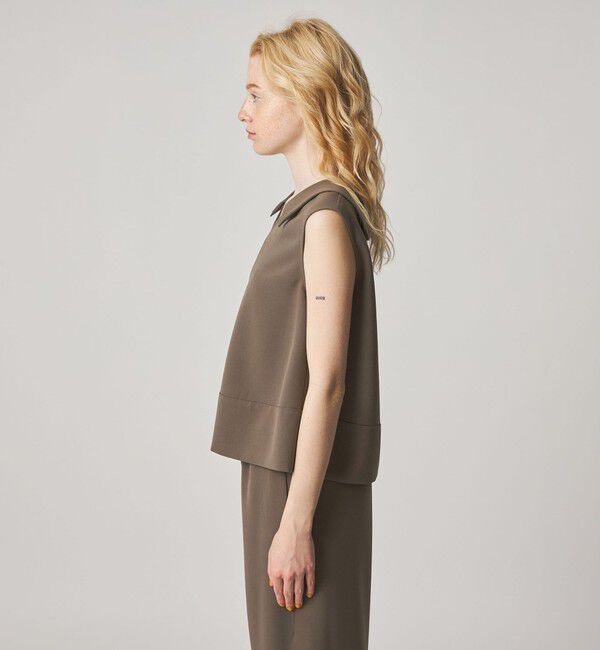 STEVEN ALAN「＜Steven Alan＞フレア ノースリーブ プルオーバー」|シャツ・ブラウス|