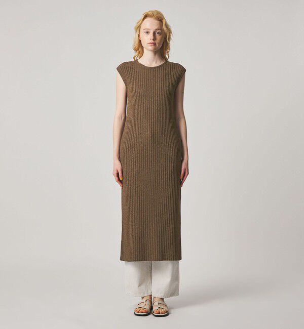 STEVEN ALAN「＜Steven Alan＞リブ ノースリーブ ワンピース」|ワンピース|