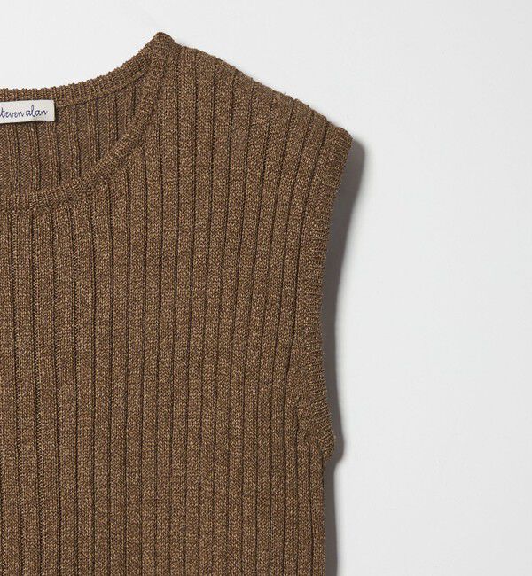 STEVEN ALAN「＜Steven Alan＞リブ ノースリーブ ワンピース」|ワンピース|