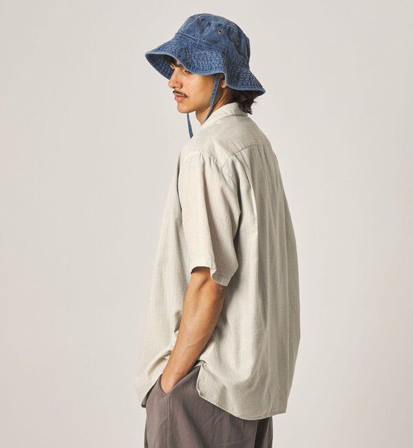 STEVEN ALAN「＜Steven Alan＞ ドビー レギュラーカラー ショートスリーブ シャツ BOX」|シャツ・ブラウス|