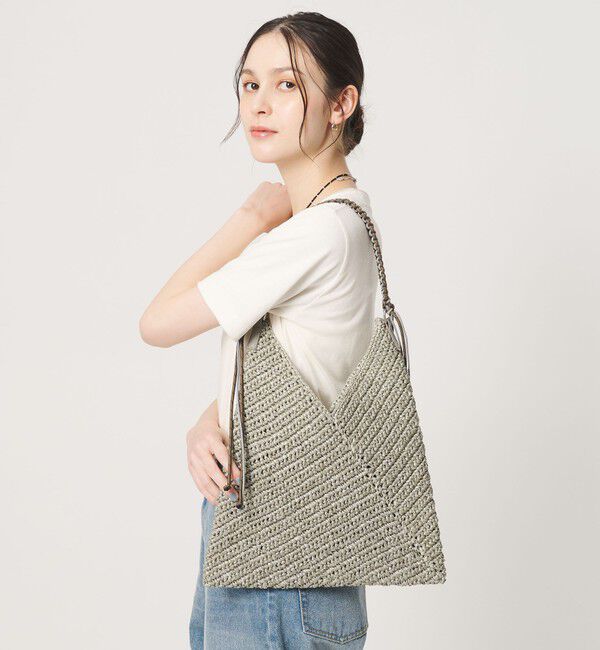 BEAUTY&YOUTH UNITED ARROWS「【別注】＜LE VERNIS＞パラコードハンドル ショルダーバッグ/かごバッグ」|かごバッグ|