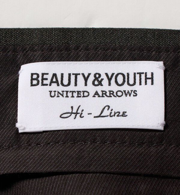 BEAUTY&YOUTH UNITED ARROWS「HI-LINE リネン シルク イージー トラウザー」|チノ|