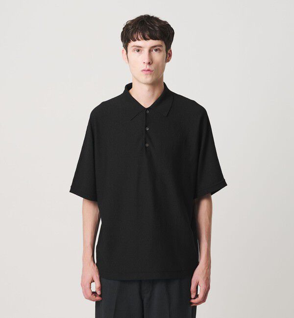 BEAUTY&YOUTH UNITED ARROWS「リネン ブリーズ ドルマン 3B ポロニット ウォッシャブル」|ニット・セーター|