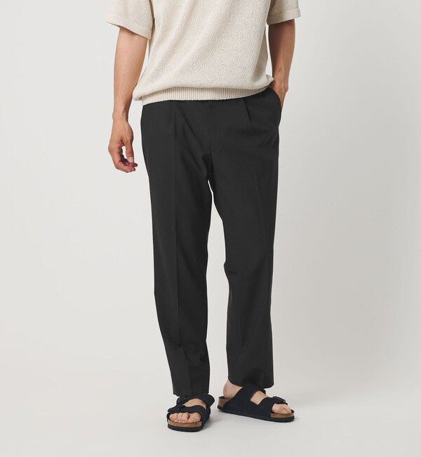 BEAUTY&YOUTH UNITED ARROWS「クール トロ イージー スラックス NO.5 接触冷感 ストレッチ」|チノ|