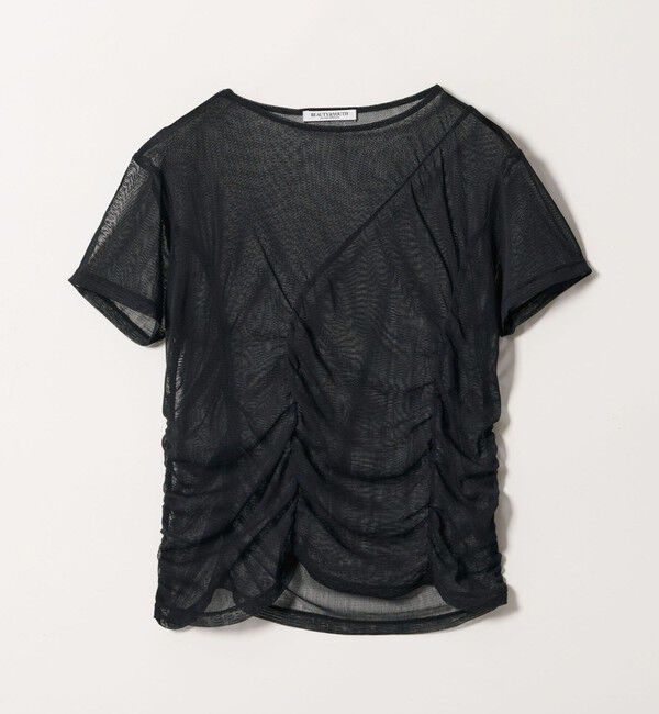 BEAUTY&YOUTH UNITED ARROWS「シャーリング メッシュ Tシャツ」|Tシャツ・カットソー|