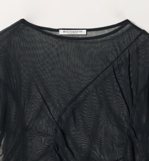 BEAUTY&YOUTH UNITED ARROWS「シャーリング メッシュ Tシャツ」|Tシャツ・カットソー|