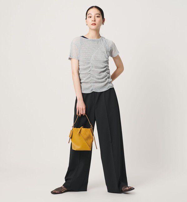 BEAUTY&YOUTH UNITED ARROWS「シャーリング メッシュ Tシャツ」|Tシャツ・カットソー|MD.GRAY