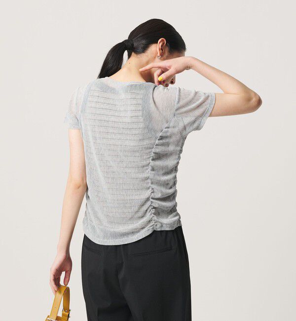 BEAUTY&YOUTH UNITED ARROWS「シャーリング メッシュ Tシャツ」|Tシャツ・カットソー|