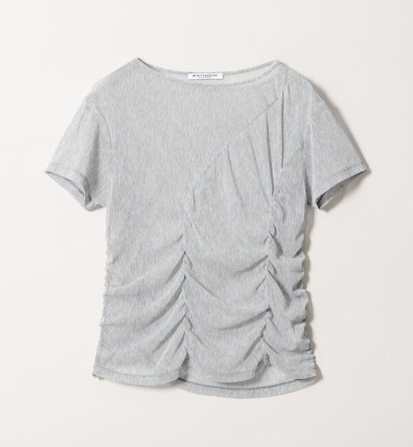 BEAUTY&YOUTH UNITED ARROWS「シャーリング メッシュ Tシャツ」|Tシャツ・カットソー|