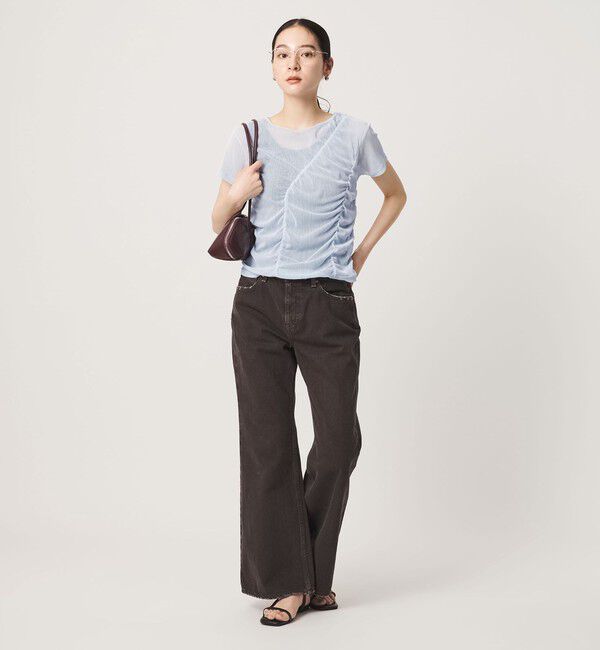 BEAUTY&YOUTH UNITED ARROWS「シャーリング メッシュ Tシャツ」|Tシャツ・カットソー|