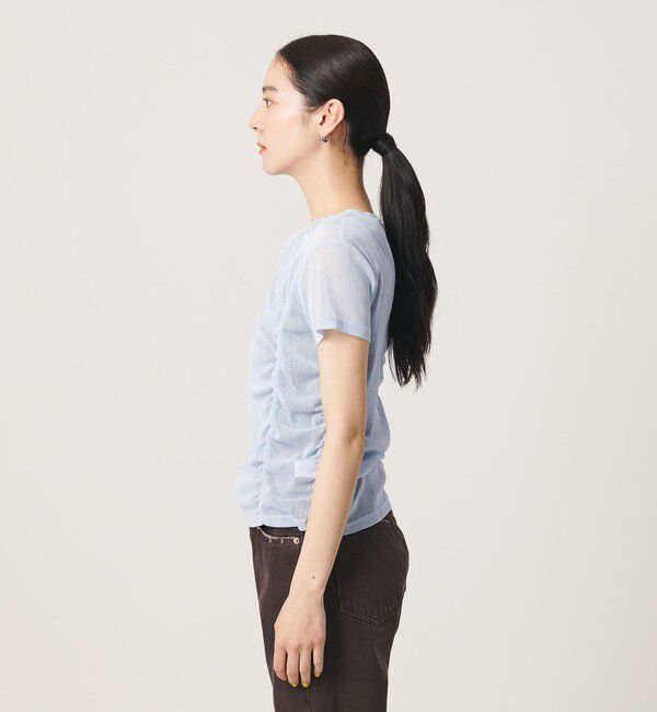 BEAUTY&YOUTH UNITED ARROWS「シャーリング メッシュ Tシャツ」|Tシャツ・カットソー|