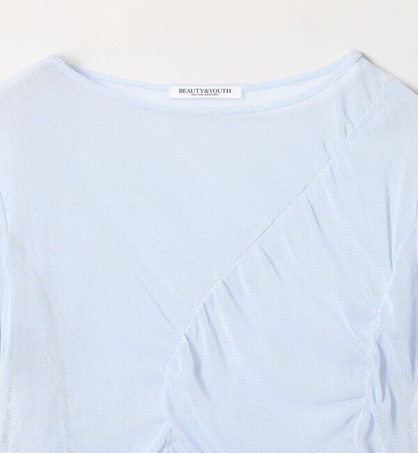 BEAUTY&YOUTH UNITED ARROWS「シャーリング メッシュ Tシャツ」|Tシャツ・カットソー|