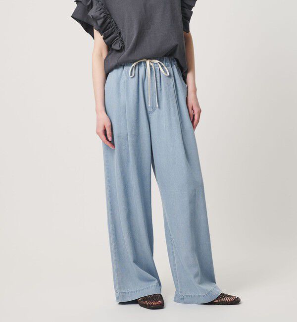 BEAUTY&YOUTH UNITED ARROWS「【WEB限定】ライトデニム イージーパンツ ウォッシャブル」|デニム|LT.BLUE