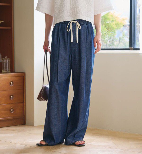 BEAUTY&YOUTH UNITED ARROWS「【WEB限定】ライトデニム イージーパンツ ウォッシャブル」|デニム|