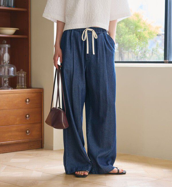 BEAUTY&YOUTH UNITED ARROWS「【WEB限定】ライトデニム イージーパンツ ウォッシャブル」|デニム|