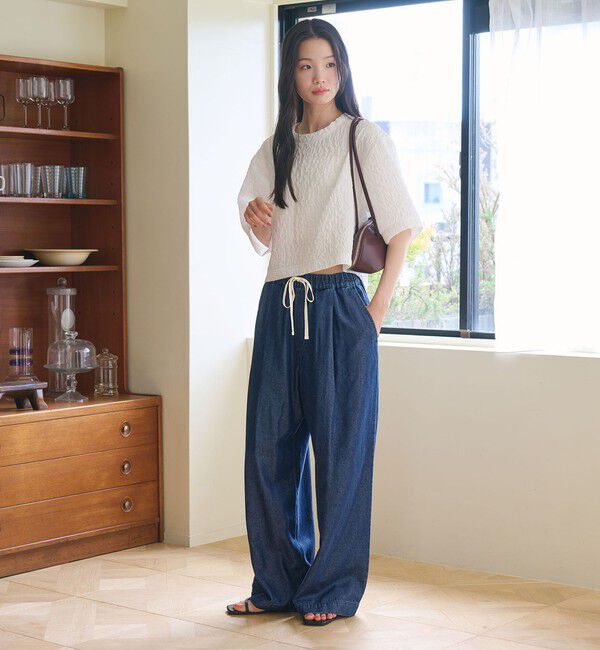 BEAUTY&YOUTH UNITED ARROWS「【WEB限定】ライトデニム イージーパンツ ウォッシャブル」|デニム|
