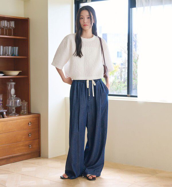 BEAUTY&YOUTH UNITED ARROWS「【WEB限定】ライトデニム イージーパンツ ウォッシャブル」|デニム|