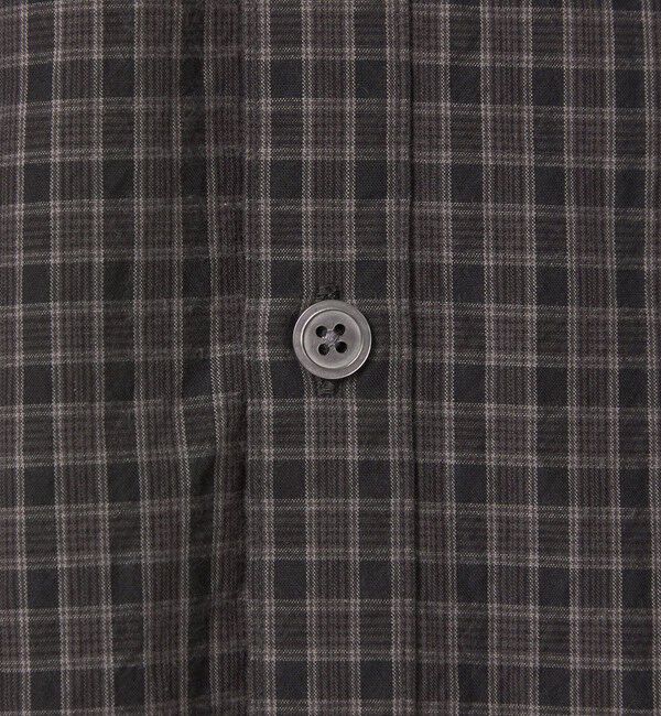 STEVEN ALAN「＜Steven Alan＞ オーガニックコットン ミニチェック リバースシーム シャツ LOOSE」|シャツ・ブラウス|