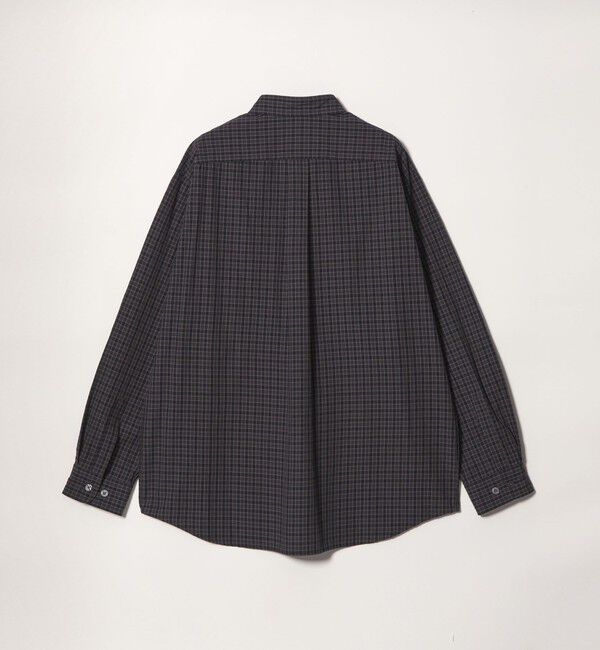 STEVEN ALAN「＜Steven Alan＞ オーガニックコットン ミニチェック リバースシーム シャツ LOOSE」|シャツ・ブラウス|