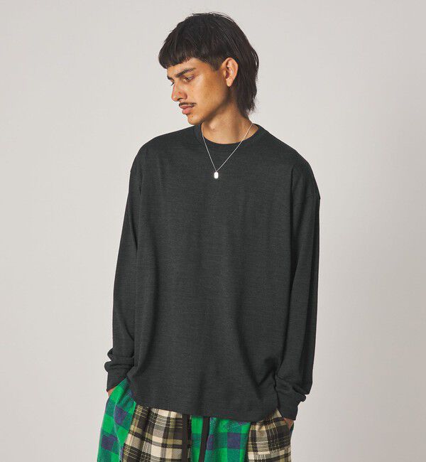 STEVEN ALAN「＜Steven Alan＞ メリノウール クルーネック Tシャツ」|Tシャツ・カットソー|
