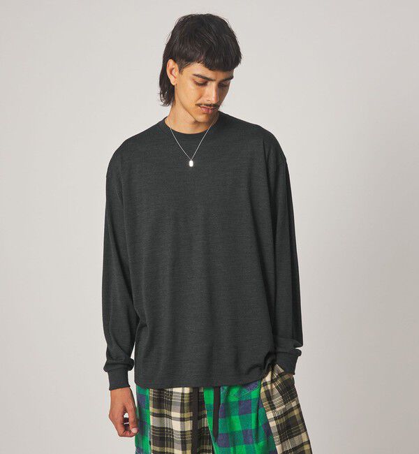 STEVEN ALAN「＜Steven Alan＞ メリノウール クルーネック Tシャツ」|Tシャツ・カットソー|