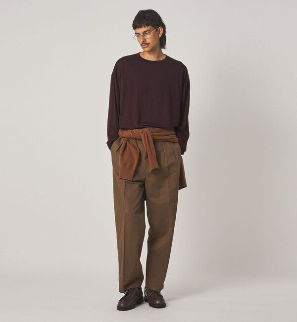 STEVEN ALAN「＜Steven Alan＞ メリノウール クルーネック Tシャツ」|Tシャツ・カットソー|