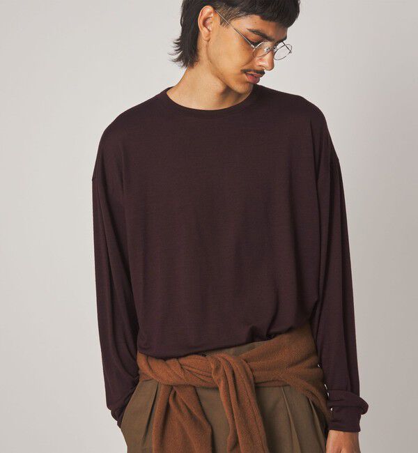 STEVEN ALAN「＜Steven Alan＞ メリノウール クルーネック Tシャツ」|Tシャツ・カットソー|