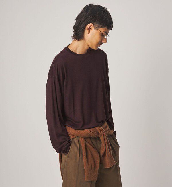 STEVEN ALAN「＜Steven Alan＞ メリノウール クルーネック Tシャツ」|Tシャツ・カットソー|
