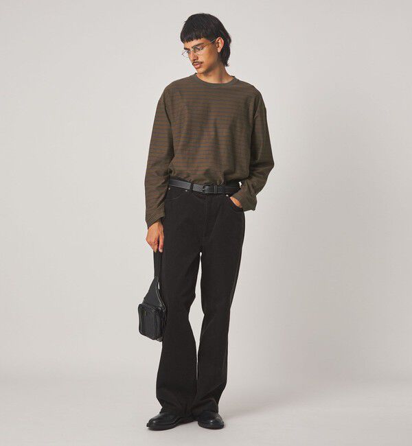 STEVEN ALAN「＜Steven Alan＞ オーガニックコットン ボーダー カットソー」|Tシャツ・カットソー|