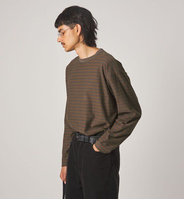 STEVEN ALAN「＜Steven Alan＞ オーガニックコットン ボーダー カットソー」|Tシャツ・カットソー|