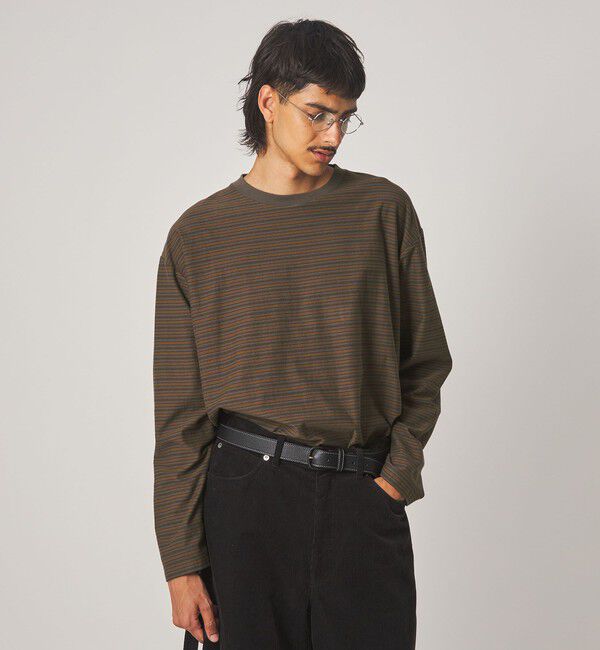 STEVEN ALAN「＜Steven Alan＞ オーガニックコットン ボーダー カットソー」|Tシャツ・カットソー|