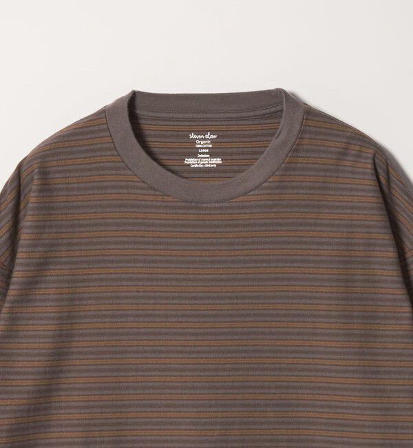 STEVEN ALAN「＜Steven Alan＞ オーガニックコットン ボーダー カットソー」|Tシャツ・カットソー|