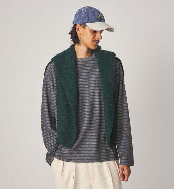 STEVEN ALAN「＜Steven Alan＞ オーガニックコットン ボーダー カットソー」|Tシャツ・カットソー|