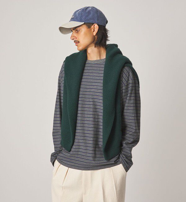 STEVEN ALAN「＜Steven Alan＞ オーガニックコットン ボーダー カットソー」|Tシャツ・カットソー|