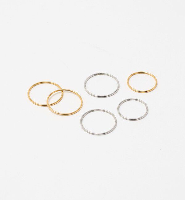 BEAUTY&YOUTH UNITED ARROWS「＜by Preek＞シンプル 3セット リング」|リング|