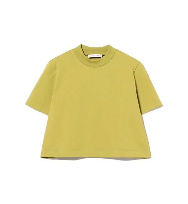 Demi-Luxe BEAMS 「モックネック ショート Tシャツ」|Tシャツ・カットソー|