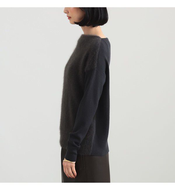 Demi-Luxe BEAMS 「フラッフィー ボートネック ニット」|ニット・セーター|