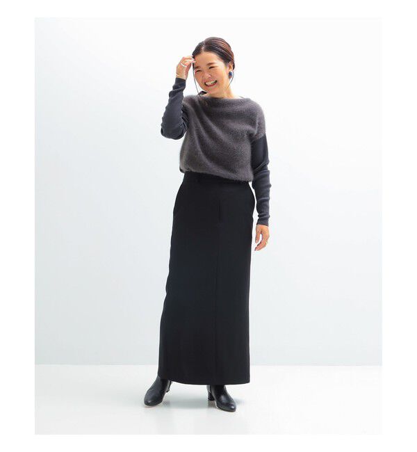 Demi-Luxe BEAMS 「フラッフィー ボートネック ニット」|ニット・セーター|