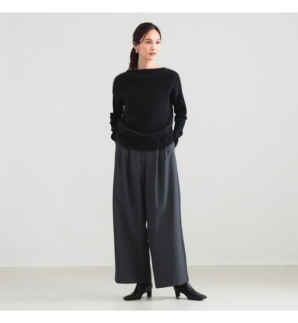 Demi-Luxe BEAMS 「フラッフィー ボートネック ニット」|ニット・セーター|