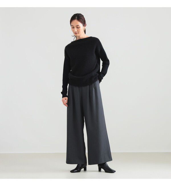 Demi-Luxe BEAMS 「フラッフィー ボートネック ニット」|ニット・セーター|