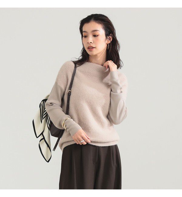 Demi-Luxe BEAMS 「フラッフィー ボートネック ニット」|ニット・セーター|