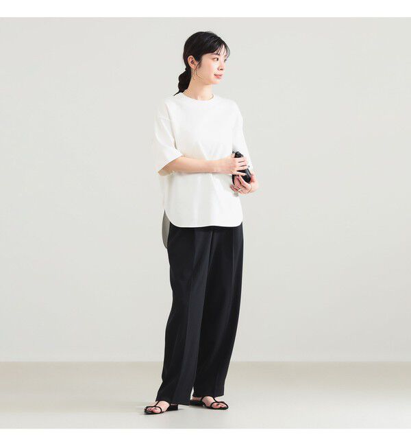 Demi-Luxe BEAMS 「コットン バウンシー Tシャツ」|Tシャツ・カットソー|