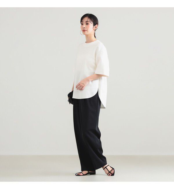 Demi-Luxe BEAMS 「コットン バウンシー Tシャツ」|Tシャツ・カットソー|