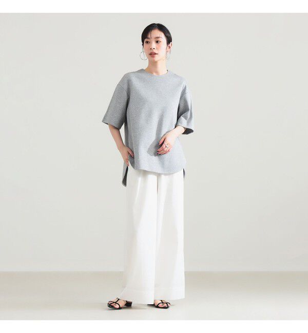Demi-Luxe BEAMS 「コットン バウンシー Tシャツ」|Tシャツ・カットソー|