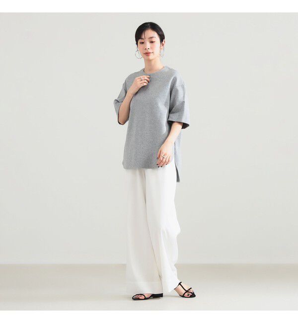 Demi-Luxe BEAMS 「コットン バウンシー Tシャツ」|Tシャツ・カットソー|