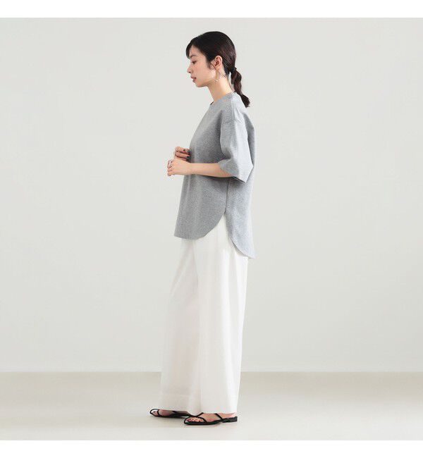 Demi-Luxe BEAMS 「コットン バウンシー Tシャツ」|Tシャツ・カットソー|